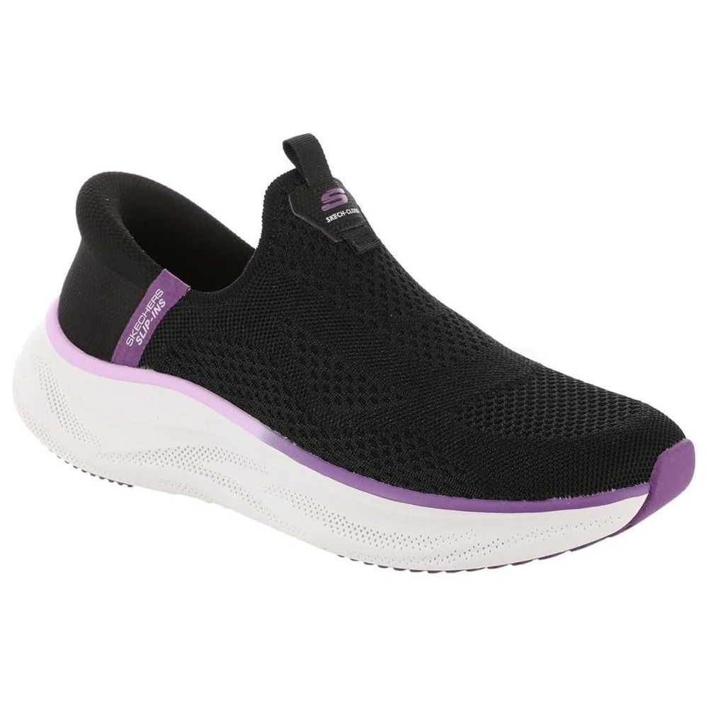 Skechers Women's Size 5 Skech Cloud Comfort Sneakers Hands Free Slip-ins Purple